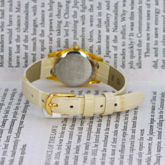 Geneve Classic Quartz Ladies, Champagne Dial - Yellow Gold Tone on Strap - Picture 13 of 14